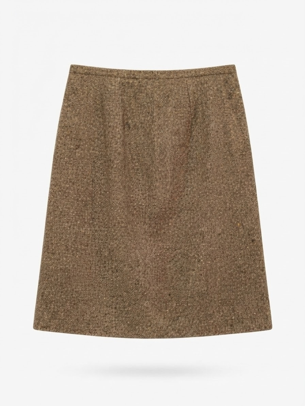 Valentino Brown Tweed Pencil Skirt